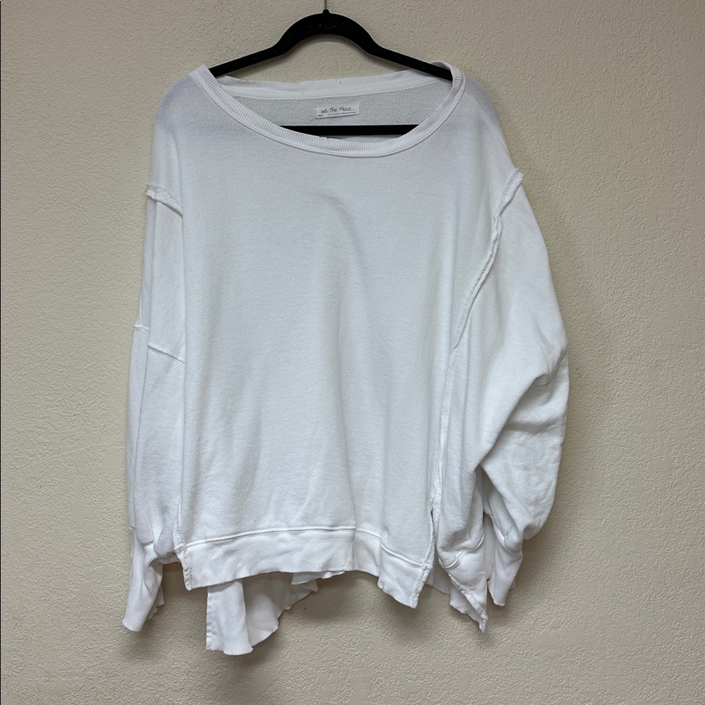 Free People womans We The Free Camden pullover Sweatshirt oversized S - Picture 2 of 4